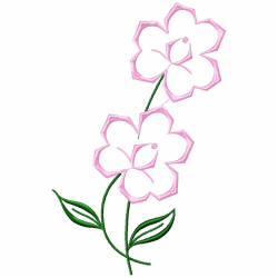 Flowers And Tree Embroidery Design 4 Flowers And Tree Embroidery Design 4